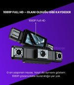 4 kameralı araç kamerası