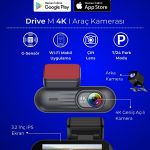 4K Araç İçi Kamera Drive M