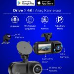 4K Araç İçi Kamera Drive X