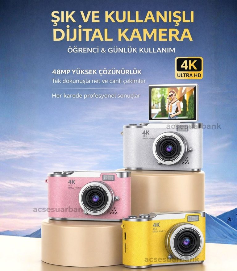 4K Dijital Fotoğraf Makinesi
