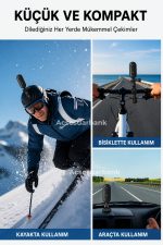 4K Klipsli Manyetik Aksiyon Kamerası