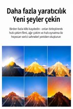 4K Ultra HD Vlog Kamera WiFi 270° Döner Lens Aksiyon Kamerası