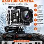 4K Ultra HD WiFi Aksiyon Kamerası