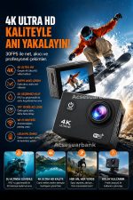 4K Ultra HD WiFi Aksiyon Kamerası