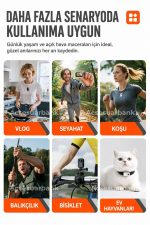 Ekranlı Vlog Kamera F2 – Kompakt Tasarım, Uzun Kayıt Süresi ve Pratik Kullanım