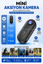 Klipsli Mini Aksiyon Kamera 1080P WiFi - Görsel 5