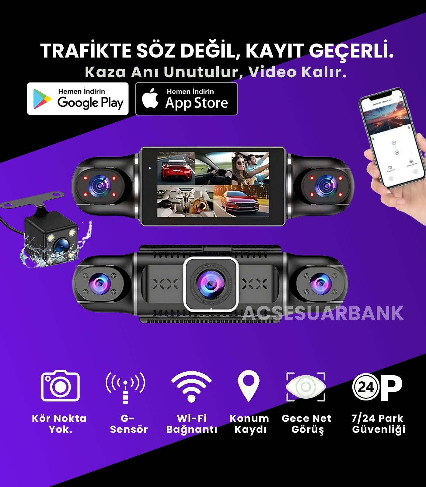 4 Kameralı 1080P