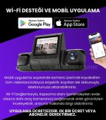 Çift Lens Araç Kamerası 1080P Full HD