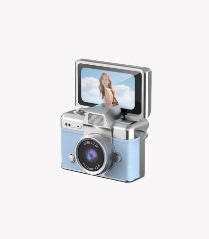 Mini Dijital Fotoğraf Makinesi Mavi