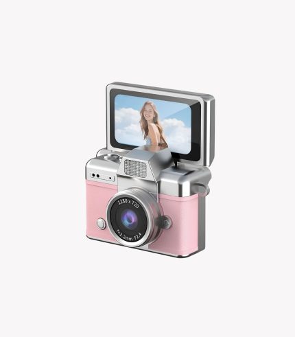 Mini Dijital Fotoğraf Makinesi Pembe
