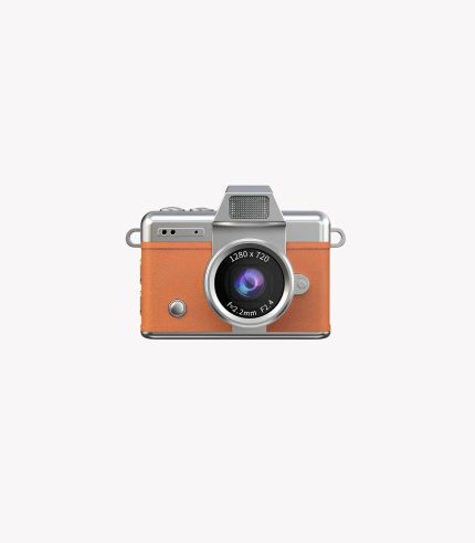 Mini Dijital Fotoğraf Makinesi Turuncu