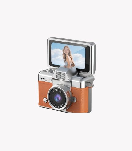 Mini Dijital Fotoğraf Makinesi Turuncu